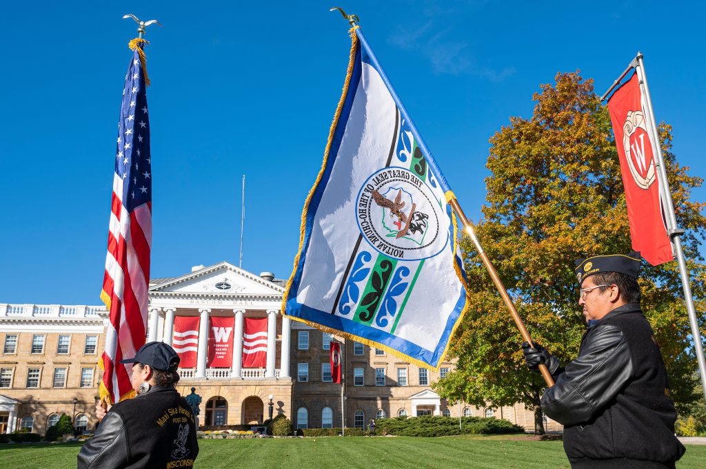 Ho-Chunk Nation flag raising ceremony 2021